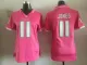 Womens NFL Atlanta Falcons #11 Jones Pink Bubble Gum Jersey