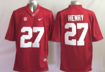 NCAA Alabama Crimson Tide #27 Henry Red Youth Jersey