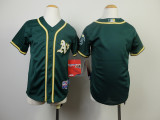 MLB Oakland Athletics Blank Kids Jersey Green