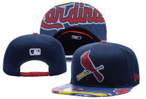 MLB St.Louis Cardinals Blue Snapback Hats--YD