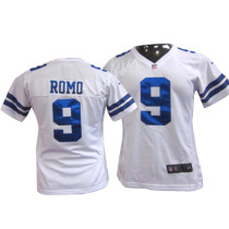 NIKE dallas cowboys #9 Romo women white color jersey