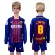 2017 Soccer Barcelona #8 A.Iniesta Home Kids Jersey