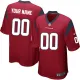 Houston Texans Nike Custom Red Elite Jersey