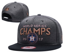 MLB Houston Astros Grey Snapback Hats--GS