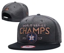 MLB Houston Astros Grey Snapback Hats--GS