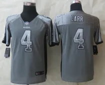 Youth 2014 New Nike Okaland Raiders 4 Carr Drift Fashion Grey Elite Jerseys