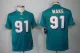 Limited green #91 Wake Youth Nike Miami Dolphins Jersey