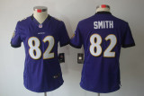 Torrey Smith limited Women purple Ravens Jersey