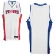 Blank NBA White Detroit Pistons Jersey