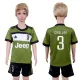 2017 Soccer Club Juventus #3 Chiellini Away Kids Jersey