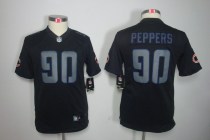 Kidss Chicago Bears #90 Peppers Impact Limited Black Jersey