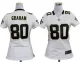 women NIKE Jimmy Graham White jersey, New Orleans Saints #80 game jersey