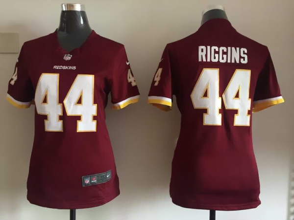 Women Nike Washington Redskins #44 Riggins Red Jersey