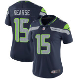 Womens NFL Seattle Seahawks #15 Kearse Blue Jersey