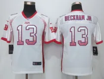 Youth  NEW Nike New York Giants 13 Beckham jr Drift Fashion White Elite Jerseys