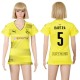 2017 Soccer Dortmund #5 Bartra Home Women Jersey
