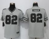 Women Nike Dallas Cowboys 82 Witten Gridiron Gray II Elite Jersey