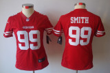 Women NIKE LIMITED #99 red Aldon Smith San Francisco 49ers Jersey