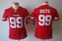 Women NIKE LIMITED #99 red Aldon Smith San Francisco 49ers Jersey