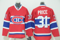 NHL Montreal Canadiens #31 Price Youth jersey in Red
