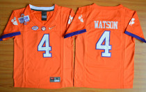 Youth Clemson Tigers DeShaun Watson 4 Diamond Quest College Football Jersey - Orange