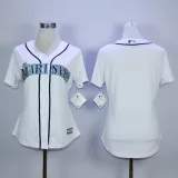 MLB Seattle Mariners Blank Women White Jersey