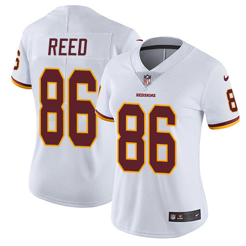 Womens Washington Redskins #86 Reed White Jersey