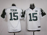 Youth White Tebow New York Jets #15 Jersey