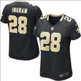 NIKE New Orleans Saints #28 Ingram women game jersey in Team Color