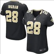 NIKE New Orleans Saints #28 Ingram women game jersey in Team Color