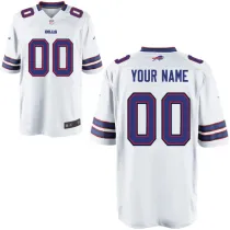Customized Game Nike Buffalo Bills White Jersey
