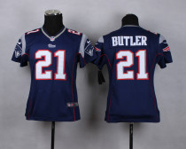 Nike New England Patriots #21 Butler Blue Youth Jersey