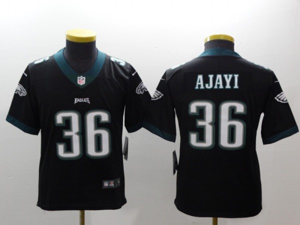 Youth NFL Philadelphia Eagles #36 Ajayi Black Vapor Limited Jersey