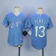 MLB Kansas City Roylas #13 Perez L.Blue Kids Jersey
