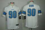 white Ndamukong Suh Limited Youth Nike Detroit Lions #90 Jersey