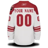 White Jersey, Phoenix Coyotes #00 Your Name Road Premier Custom NHL Jersey