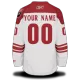 White Jersey, Phoenix Coyotes #00 Your Name Road Premier Custom NHL Jersey