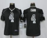 Women New Nike Okaland Raiders 4 Carr Drift Fashion Black Jersey