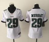 Nike Philadelphia Eagles #29 Murray White Women Jerseys