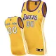 Yellow Women Los Angeles Lakers Custom Home NBA Jersey