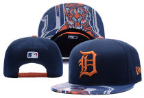 MLB Detroit Tigers Blue Snapback Hats--YD