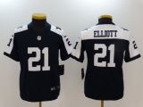 Youth Dallas Cowboys #21 Elliott Blue Thanksgiving Vapor Untouchable Limited Jersey