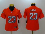 Womens Miami Dolphins #23 Ajayi Orange Vapor Limited Jersey