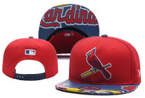 MLB St. Louis Cardinals Red Snapback Hats--YD
