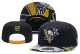 NHL Pittsburgh Penguins Black Snapback Hats--YD