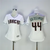 Womens MLB Arizona Diamondbacks #44 Goldschmidt White Jersey