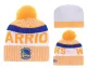 NBA Golden State Warriors Yellow Beanie--YD
