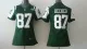 Nike New York Jets #87 Decker Green Women Jersey