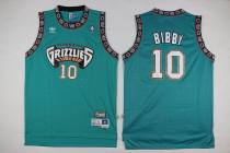 NBA Memphis Grizzlies #10 Bibby Green Green Throwback Stitched NBA Jersey