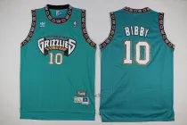 NBA Memphis Grizzlies #10 Bibby Green Green Throwback Stitched NBA Jersey